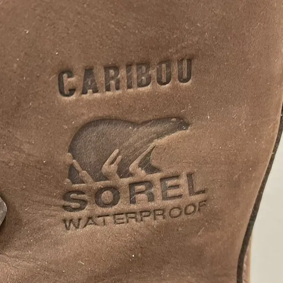 Sorel Caribou Boots Mens Size 9 Waterproof with Liner