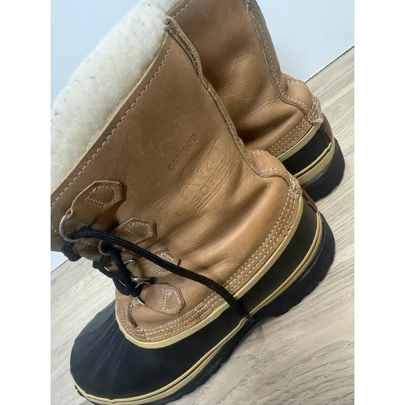 Sorel Caribou Men's Boots Virgin Wool Insulated Size 13 Made in Canada