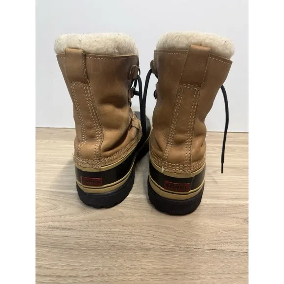 Sorel Caribou Men's Boots Virgin Wool Insulated Size 13 Made in Canada