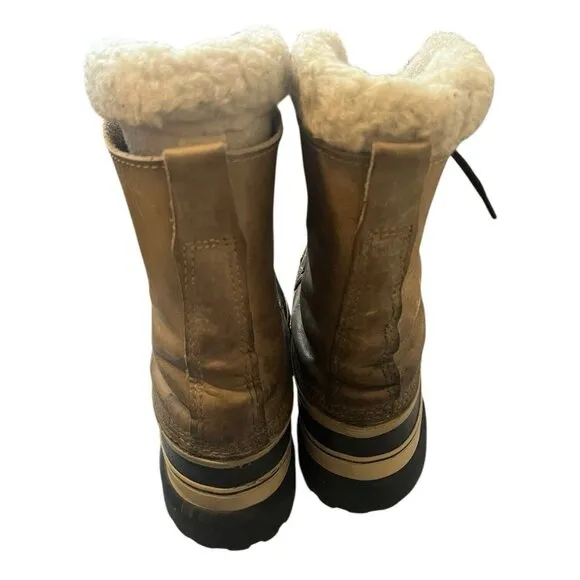 Sorel Caribou Men's Boots Wool Insulated Size 8 Kaufman Made in Canada