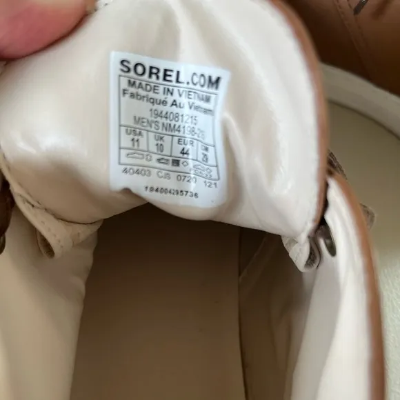 SOREL Caribou Mod Waterproof Leather Chukka Boots Mens Size 11