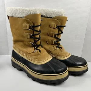 Sorel Caribou Winter Snow Boots Leather Waterproof Insulated NM1000-281 Men's 11