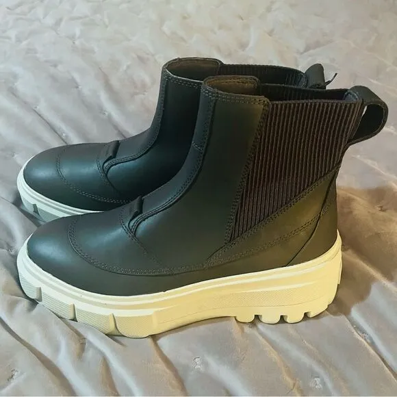 SOREL CARIBOU X Waterproof Platform Chelsea Ankle Boot Rain Snow 8 M NIB