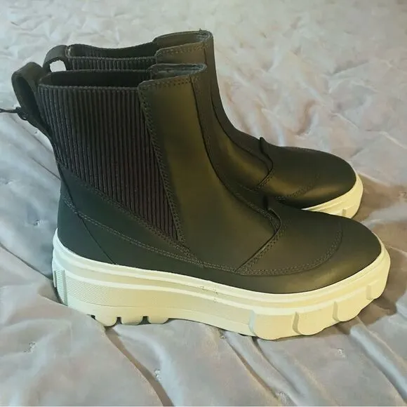 SOREL CARIBOU X Waterproof Platform Chelsea Ankle Boot Rain Snow 8 M NIB