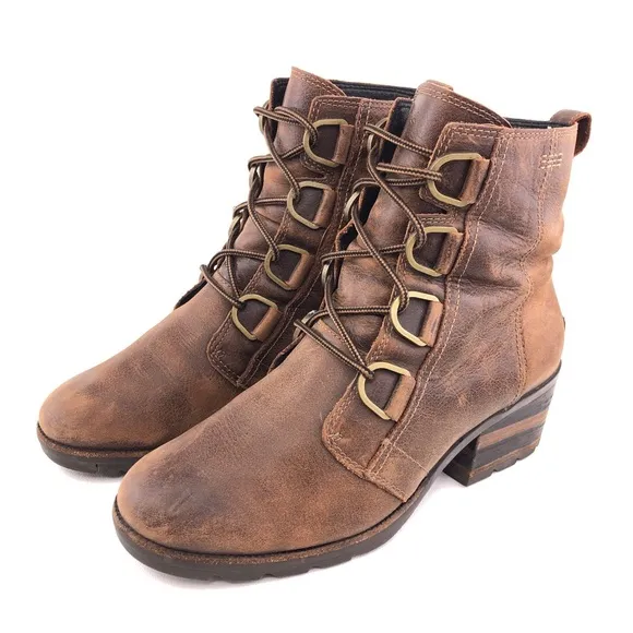 Sorel 'Cate Lace' Waterproof Ankle Boots 9.5