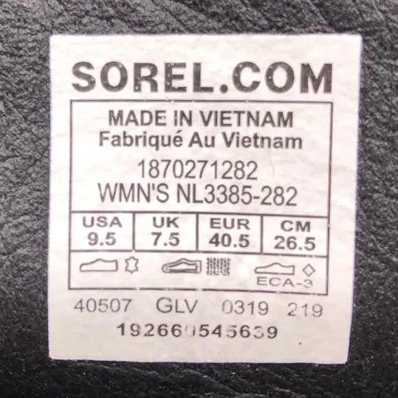 Sorel 'Cate Lace' Waterproof Ankle Boots 9.5
