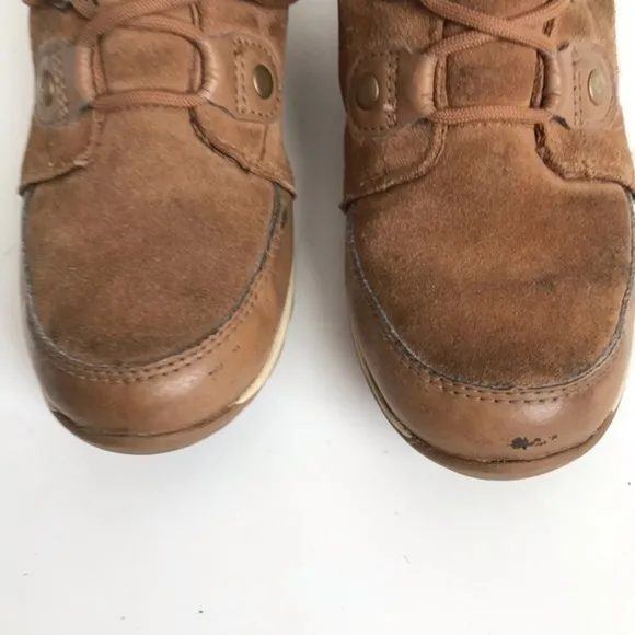 Sorel Childrens Whitney Suede Leather Boots size 4