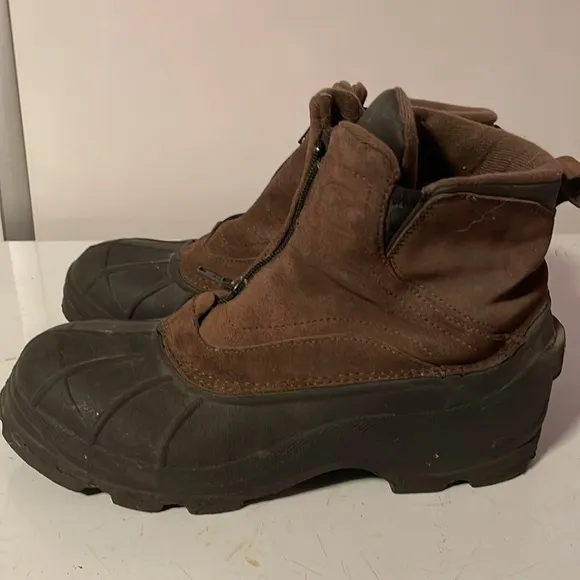 Sorel Coldpac Zip Up Brown Boots Size 10