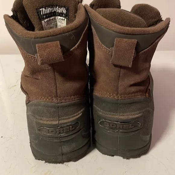 Sorel Coldpac Zip Up Brown Boots Size 10