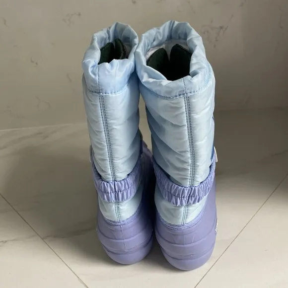 Sorel Disney Frozen II Elsa Big Girls/women Size 6 Purple Insulated Winter Boots