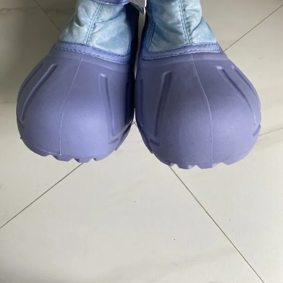 Sorel Disney Frozen II Elsa Big Girls/women Size 6 Purple Insulated Winter Boots