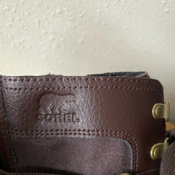 Sorel Emelie Conquest Brown Waterproof Combat Boots Size: Youth 5/ Women’s 7