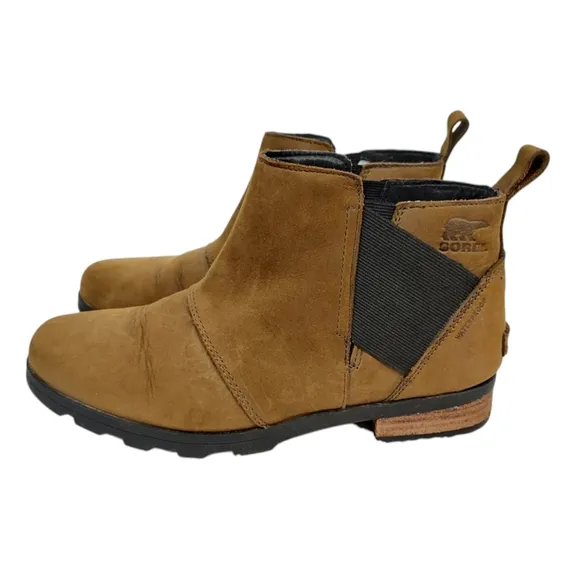 Sorel EMELIE Women's Waterproof Chelsea Bootie Size 9