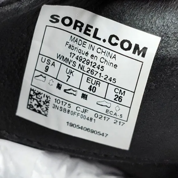 Sorel EMELIE Women's Waterproof Chelsea Bootie Size 9
