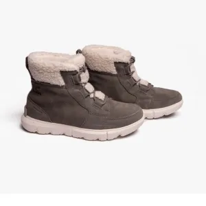 Sorel explore next carnival snow winter boots waterproof tan sea salt 9.5