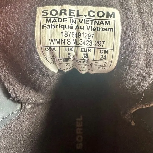 Sorel Explorer Joan Khaki Waterproof Light Rain/Snow Mid-Calf Boots Size 7