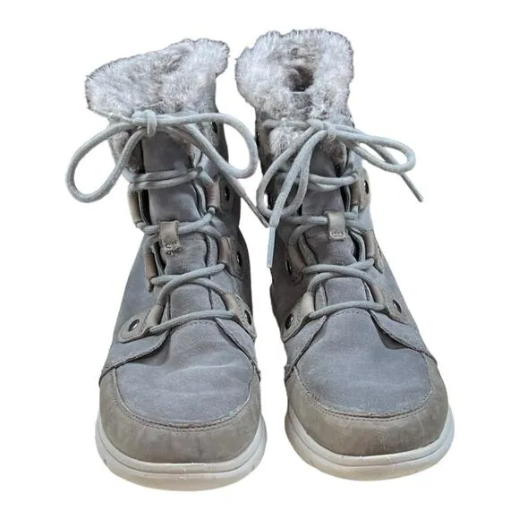 Sorel Explorer Joan Waterproof Lace Up Boots Womens Size 10