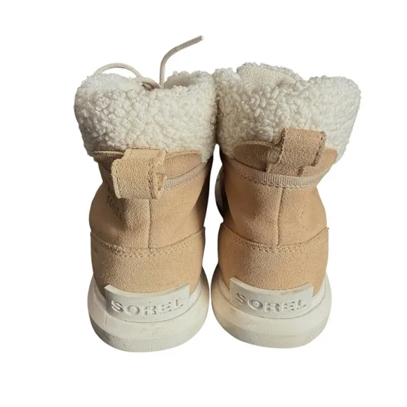 Sorel Explorer Next Carnival Waterproof Boots Women 7 Tan Outdoor Hiking Lace Up