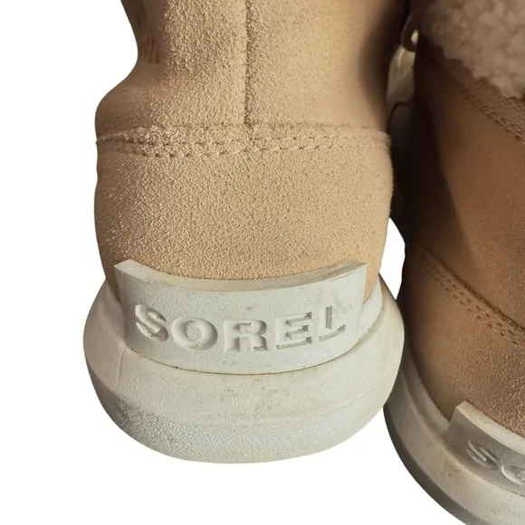 Sorel Explorer Next Carnival Waterproof Boots Women 7 Tan Outdoor Hiking Lace Up