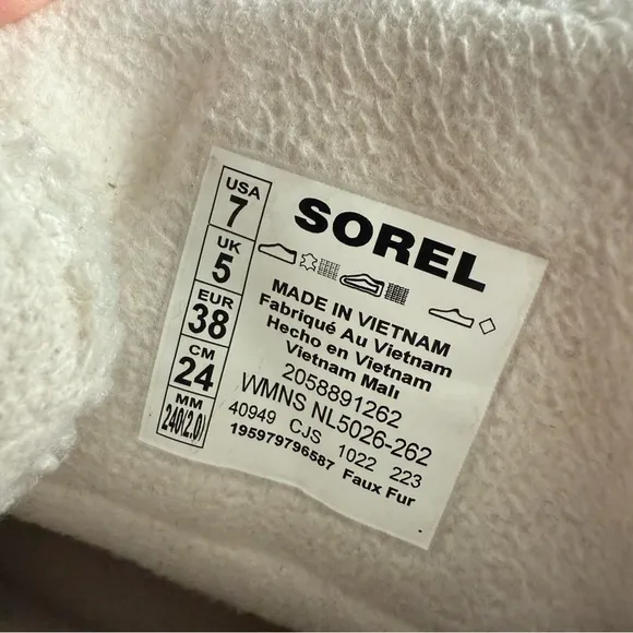 Sorel Explorer Next Carnival Waterproof Boots Women 7 Tan Outdoor Hiking Lace Up