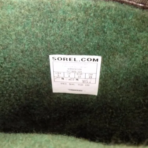 Sorel Flurry Boots Youth Size 5 Alpine Tundra Insulated Unisex