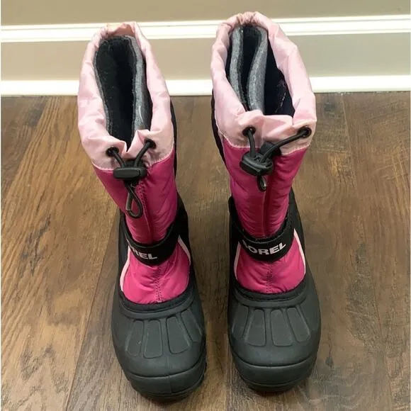 Sorel Flurry Pop Pink/Black Snow Boots
