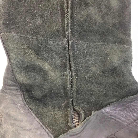 SOREL Forest Green Suede/Leather Riding Boots