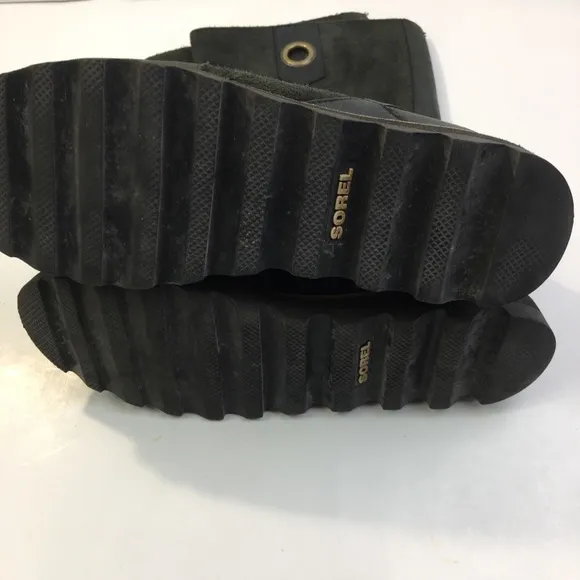 SOREL Forest Green Suede/Leather Riding Boots