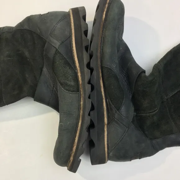 SOREL Forest Green Suede/Leather Riding Boots