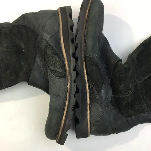 SOREL Forest Green Suede/Leather Riding Boots