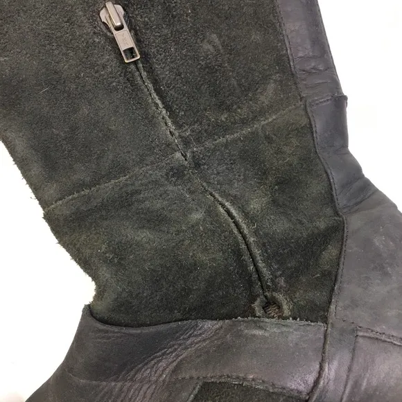 SOREL Forest Green Suede/Leather Riding Boots