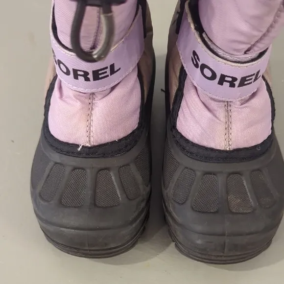 Sorel Girls Flurry Snow Boots Lilac Gray size 7