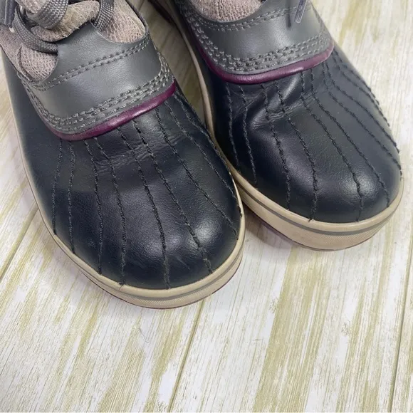 Sorel Gray &amp; Purple Tivoli High Snow Boots