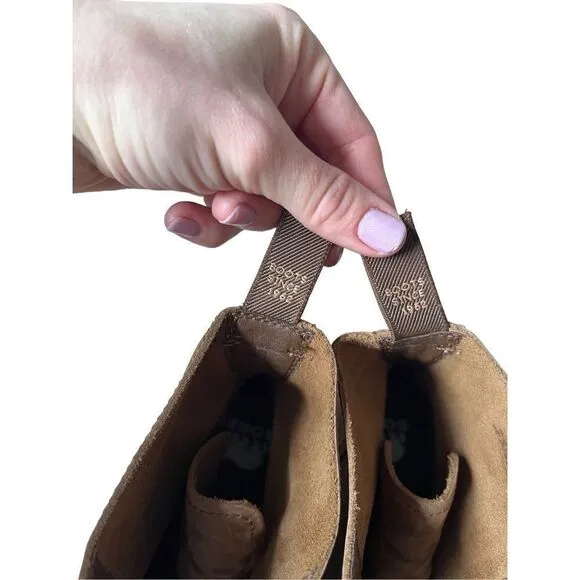 Sorel Hi-Line Heel Lace Boots size 12 Brown Chunky Leather