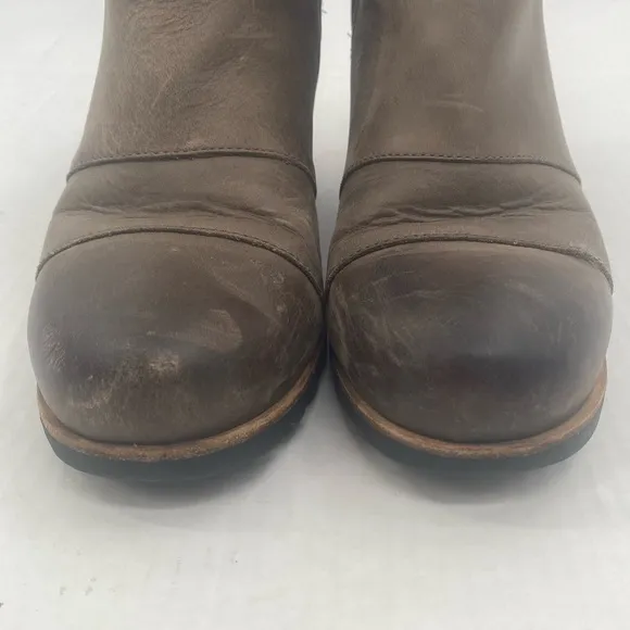 SOREL I Boots Wedge Lea Waterproof Size 9 Tan Black