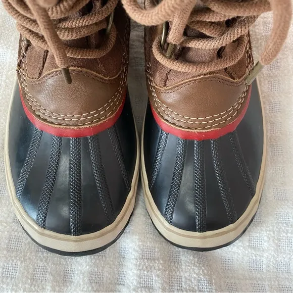 Sorel Joan if Arctic women’s suede camel brown/black waterproof boots