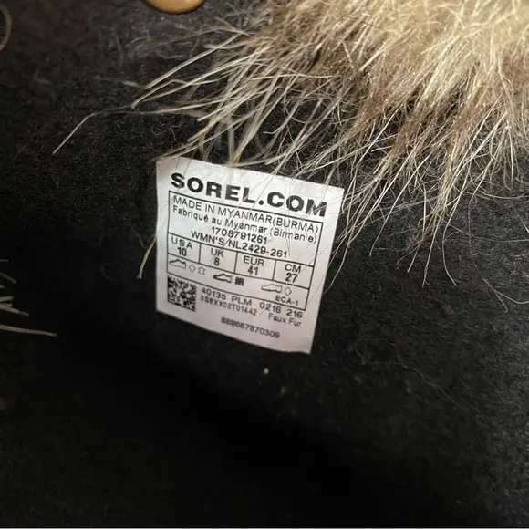 Sorel Joan if Arctic women’s suede camel brown/black waterproof boots