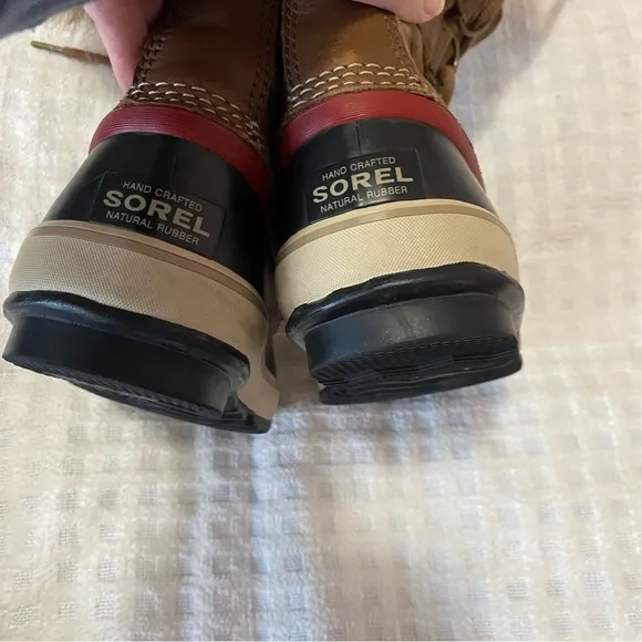 Sorel Joan if Arctic women’s suede camel brown/black waterproof boots