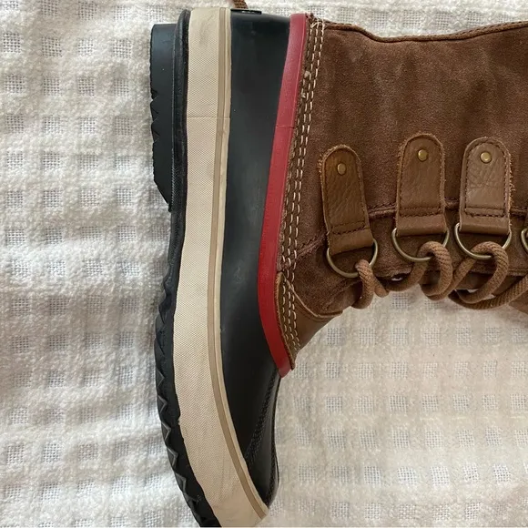 Sorel Joan if Arctic women’s suede camel brown/black waterproof boots