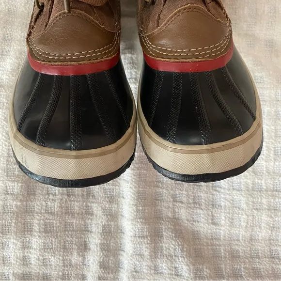 Sorel Joan if Arctic women’s suede camel brown/black waterproof boots