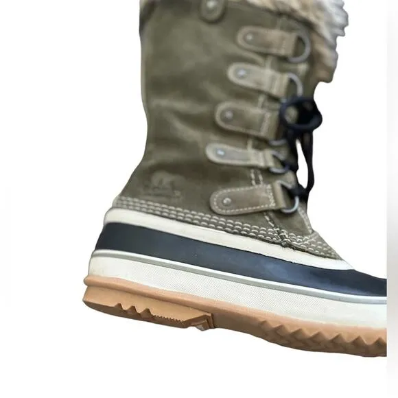 Sorel Joan of Arctic Faux Fur Women's Waterproof Snow Boots Size 6