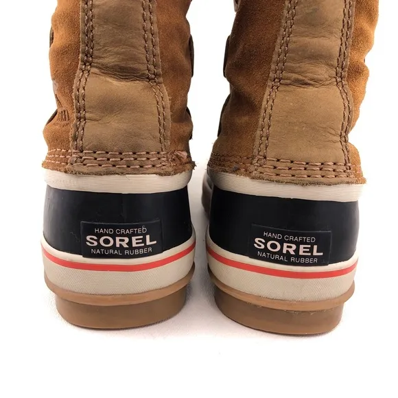 Sorel Joan of Arctic Knit Elk Waterproof Winter Snow Boots 8.5