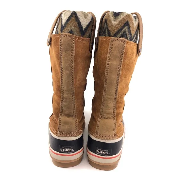 Sorel Joan of Arctic Knit Elk Waterproof Winter Snow Boots 8.5