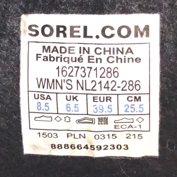 Sorel Joan of Arctic Knit Elk Waterproof Winter Snow Boots 8.5