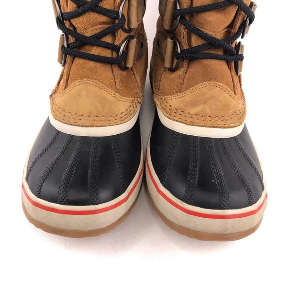 Sorel Joan of Arctic Knit Elk Waterproof Winter Snow Boots 8.5