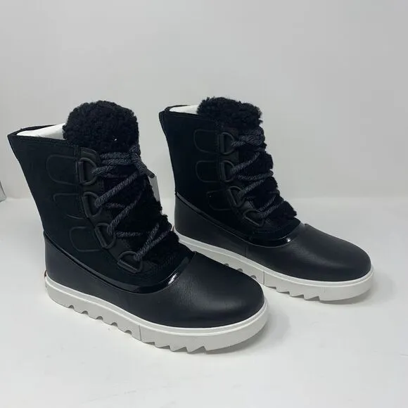 Sorel Joan‎ of Arctic Next Lite Boots Women's 11 Black Sea Salt Waterproof