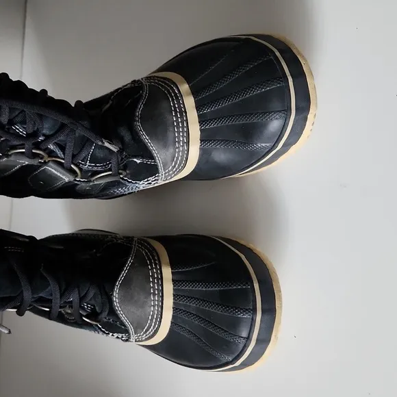 SOREL | Joan Of Arctic NL1540 boots black suede sz 10