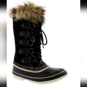 SOREL | Joan Of Arctic NL1540 boots black suede sz 10
