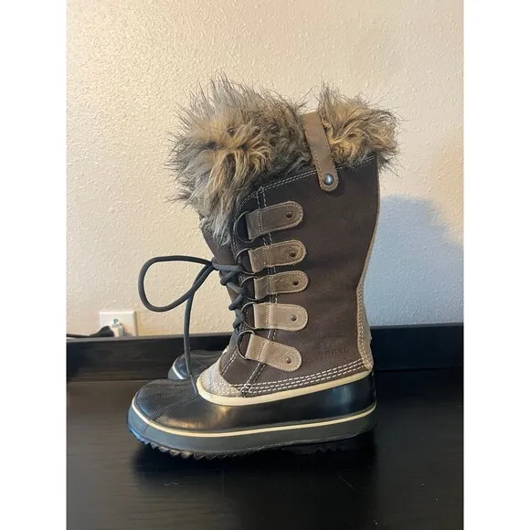 Sorel Joan of Arctic Tall Winter Waterproof Boots Size 8