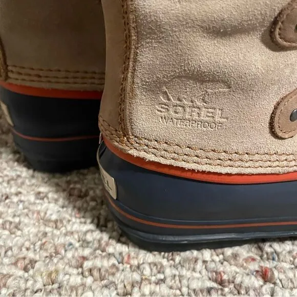 Sorel Joan Of Arctic Tan Waterproof Lined Shearling Winter Boots- Size 7